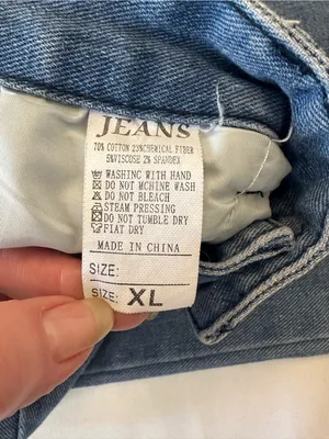 Boutique Wide Leg Women’s Extra Large Denim Jeans thumbnail 6