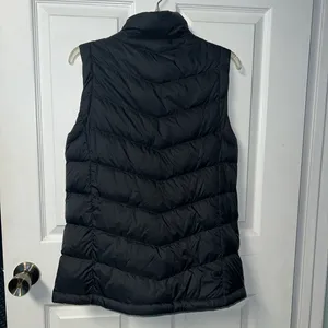Eddie Bauer Down Vest quilted puffer zip up EB650 Black new small thumbnail 5