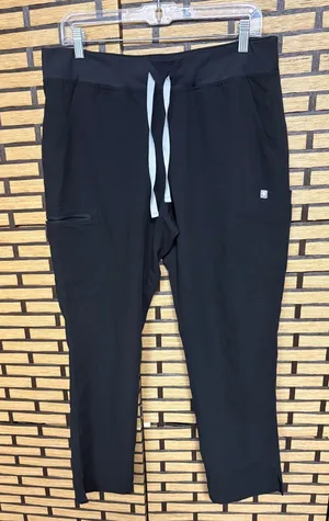 Figs technical collection black scrub pants size large thumbnail 1