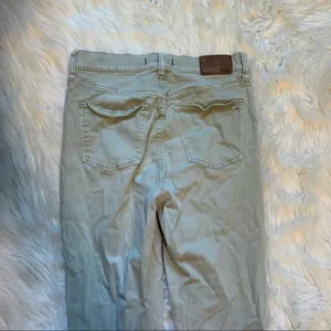Madewell‎ Women's Size 27 9" High Riser Skinny Skinny Jean Pale Green Mid-Rise thumbnail 7