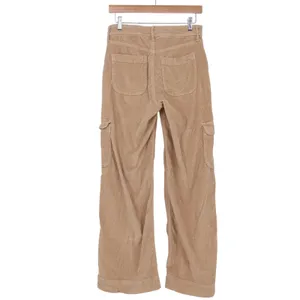 American Eagle Cargo Pants Womens 4 Super High-Rise Baggy Wide Leg Tan Good thumbnail 6