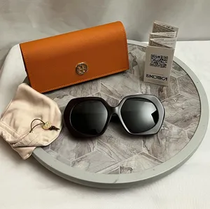 Tory Burch TY7195U Oversized Deep Purple Square Sunglasses 55-18-140 thumbnail 1
