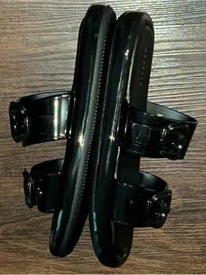Cecelia New York Jump Jelly Buckle Slide Sandals Black Sizes 8 thumbnail 4