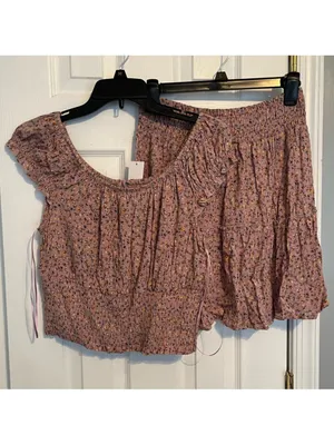 Hippie Rose Floral 2-Piece Set – Size Medium, NWOT boho western Nashville vibes thumbnail 4