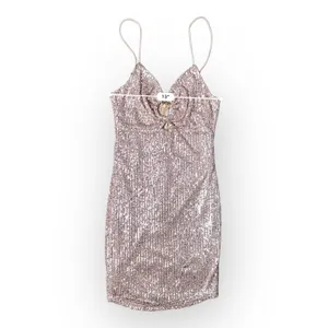 Revolve Saints + Secrets Rose Gold Sequined‎ Mini Dress Size S thumbnail 4