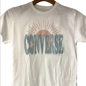 🛍5/$25 Women’s Converse T-shirt size XS thumbnail 1