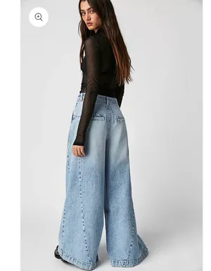 Free People We The Free Equinox Denim Trousers thumbnail 5