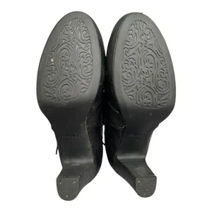 Clarks Artisan Sz 5.5 Platform Pumps Black Leather Laces Academia Preppy Witchy thumbnail 16