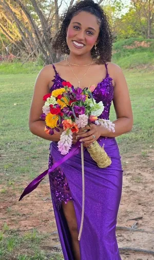 Source Unknown Women's Purple Dress thumbnail 1