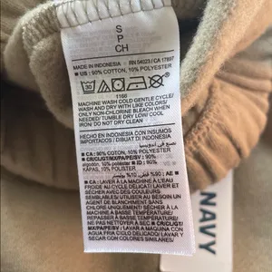 NWT Old Navy Wide Leg Sweatpants Taupe Neutral Lounge Athleisure Comfy Joggers thumbnail 8