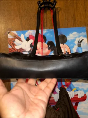Vintage Coach 6214 Neo East West Zip Black Neoprene Leather Bag thumbnail 4