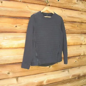 Lululemon Fleece Be True Crew  Pullover Sweatshirt Black thumbnail 6