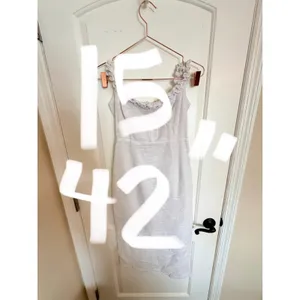 Petal + Pup Dress Womens 4 White Off Shoulder Ruffle Midi Cotton‎ ABG03 03629 thumbnail 8