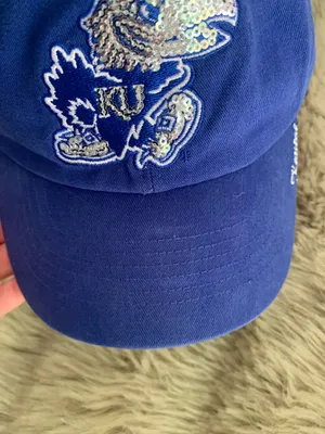 47’ Brand Womens Kansas Jayhawks Sequin Hat thumbnail 5