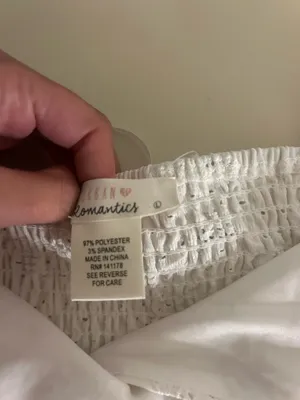 White summer top thumbnail 3