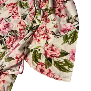 Show Me Your Mumu Brie Floral Wrap Robe Kimono Bridal Getting Ready Lounge OS thumbnail 8