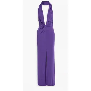 NWT Alice + Olivia Resse Maxi Gown‎ in Purple Sz 2 $495 thumbnail 5