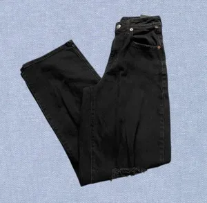 New Wild Fable Highest Rise Baggy Jean 00/24R in Black thumbnail 1