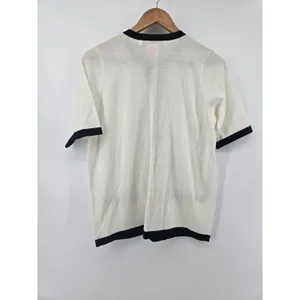Gretchen Scott Cardigan Womens S Cherry On Top White Black Button Down NEW thumbnail 6