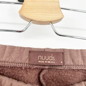 Nuuds Womens Oversized Brown Fleece Lined Classic Sweatpants‎ Joggers Size M thumbnail 6