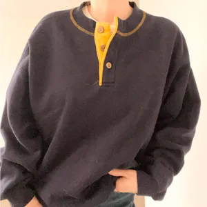 Vintage GAP Navy Sweatshirt with Yellow Stitching thumbnail 2