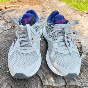 Saucony Cohesion Running Shoes GRAY/Blue Lace Up Womens Shoes thumbnail 2