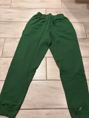 Gymshark Collegiate Graphic Joggers Athletic Green Size Small Women’s NEW thumbnail 6