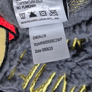 Disney Winnie the Pooh‎ Sherpa Fleece Sleepwear Top M Gray "Ok But First Hunny" thumbnail 7