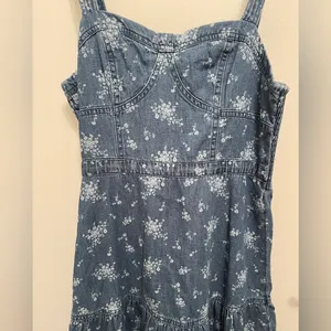 NWOT American Eagle Blue Denim Mini Dress thumbnail 5