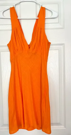 Princess Polly Orange Dress Mini thumbnail 1