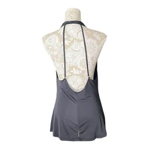Indie Sleaze Fairy Grunge Y2K Slinky Satin Halter Cowl Tunic Top VS Very Sexy M thumbnail 5