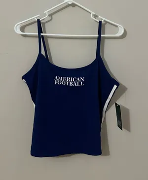 wild fable Navy Blue Football Tank Top thumbnail 1