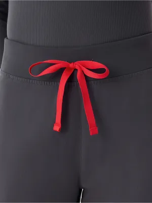 Figs Livingston High-Rise Straight-Leg Scrub Pant Charcoal Gray thumbnail 10