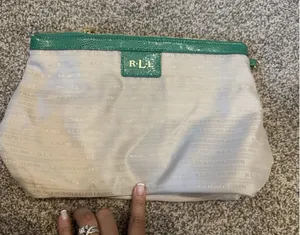 Green Ralph Lauren Cosmetic Bag Makeup‎ thumbnail 1
