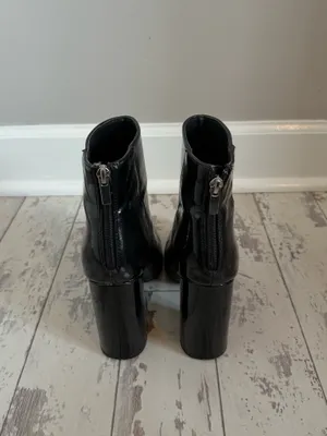 Forever 21 Black Patent Boots thumbnail 4