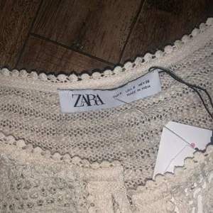 Nwt crochet floral cream cardigan Zara boho classic summer coastal casual s $98 thumbnail 8