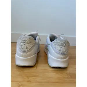 Nike Air Max 90 Sneakers Lace Up Triple White Performance Running Women's Size 9 thumbnail 10
