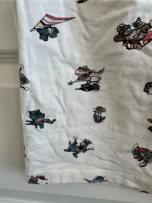 Brandy Melville Graphic Dino Cropped Tank thumbnail 3
