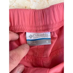 Columbia Womens Coral Pink Nylon Shorts S Lightweight & Durable thumbnail 3