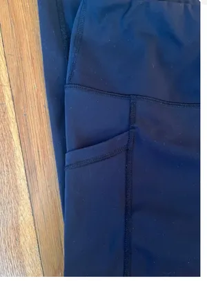 90 Degrees by Reflex 25” HR Power Flex Leggings in Black sz XL EUC thumbnail 6