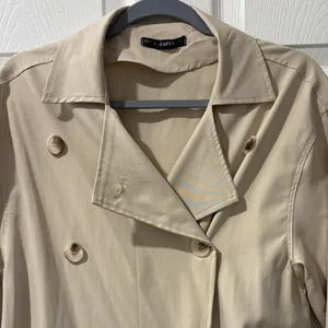 Zaful Beige Trench Coat for Women thumbnail 6