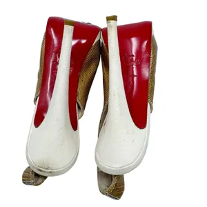 Christian Louboutin Lizard Embossed Slingback Heels Platform 40.5 thumbnail 7