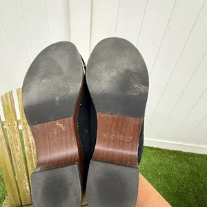 Vionic Kacie Suede Black‎ Leather Clogs Mules Size 9 T thumbnail 9