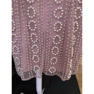 LPA Lelia beaded Mini dress bubble pink Size M thumbnail 10