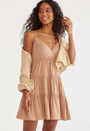Aeropostale Brown Summer Dress thumbnail 1