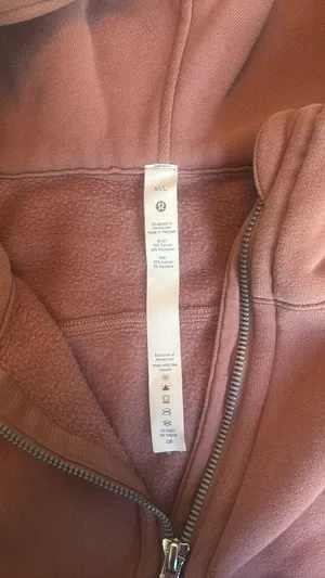 Lululemon Oversized Scuba Half-Zip in spiced chai in M/L thumbnail 7