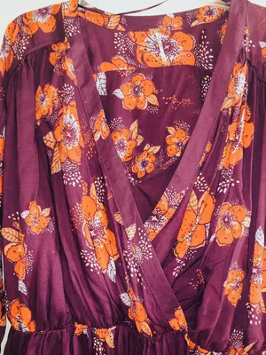 Free People Purple Tunic Top thumbnail 4