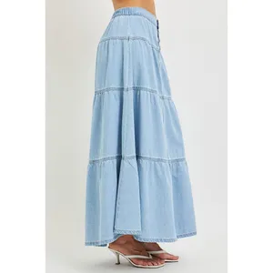 RISEN High Rise Ruffle Long‎ Skirts thumbnail 2