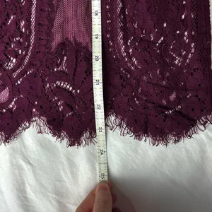 Rewind Burgundy Lace Blouse thumbnail 3