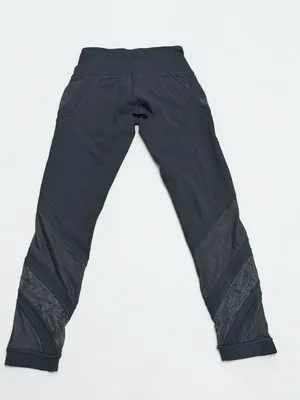 Lululemon Reveal Tight Digirender 25" Graphite Grey Mesh‎ Lace Leggings thumbnail 2